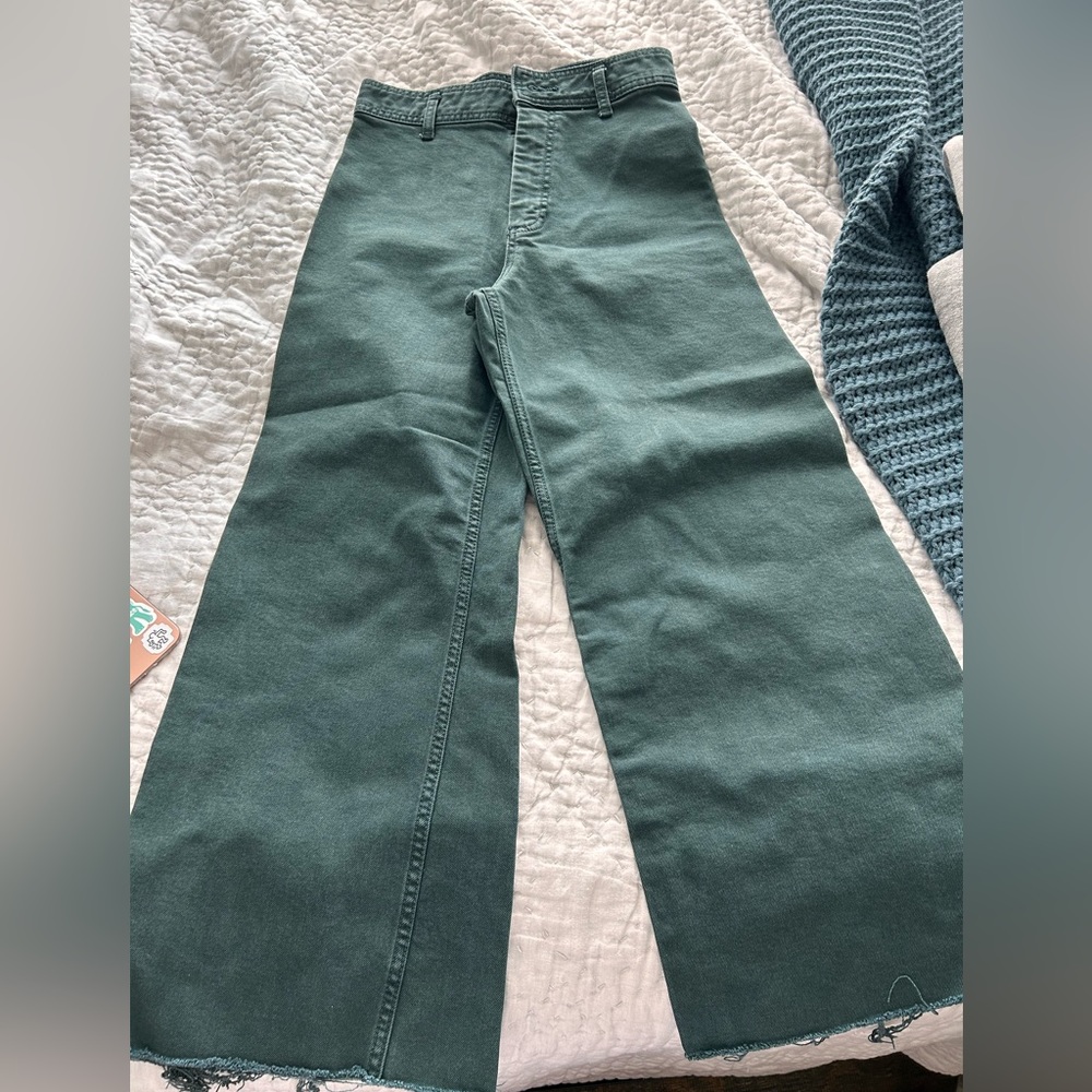 Zara marine straight jeans